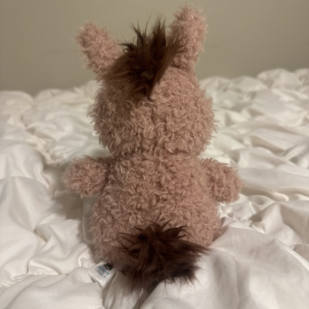Jellycat Fuzzy Plush Toy in Brown and Cream - Picture 2 of 3
